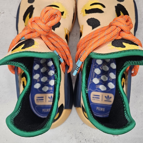Adidas × Pharrell NMD HU Leopard Pulse Amber / Mens Size 10.5 - Picture 10 of 11